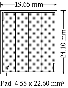Skizze eines Siliziumzählers